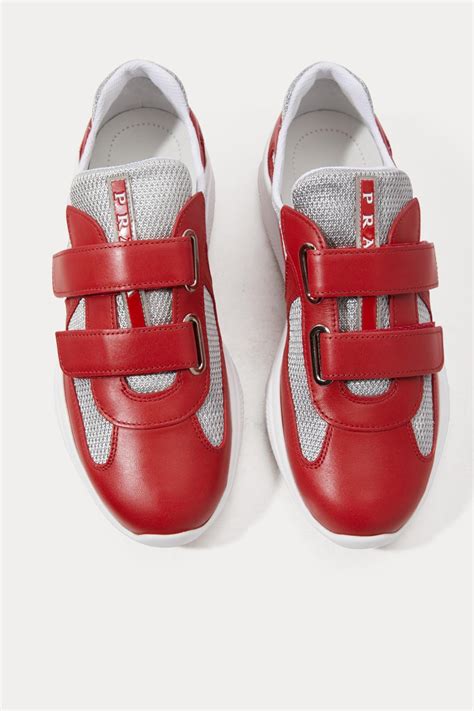 women red prada shoes
